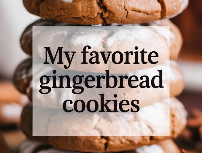 My Favorite Gingerbread Cookies Recipe