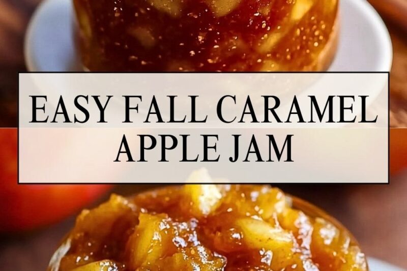 Easy Fall Caramel Apple Jam