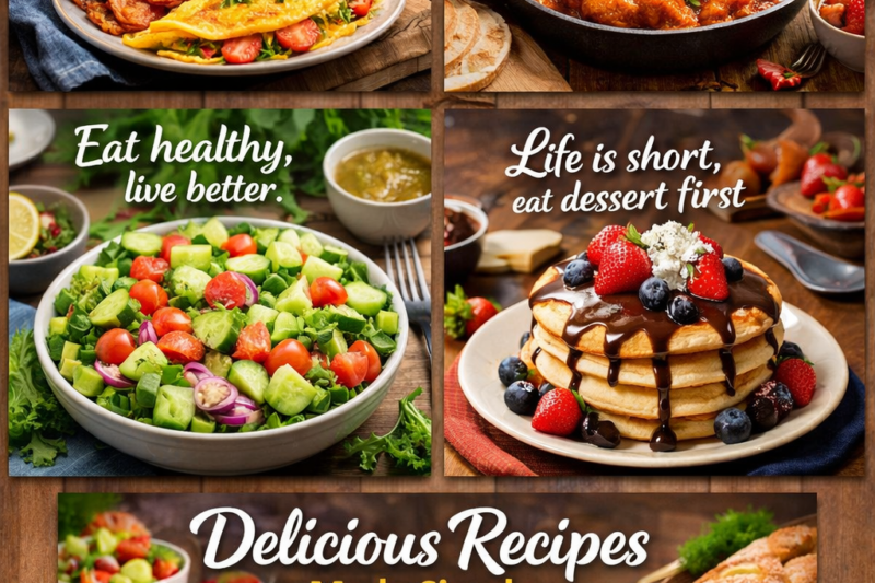 5 recipes in one page