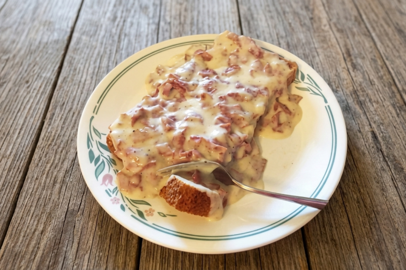 Creamed Chipped Beef on Toast