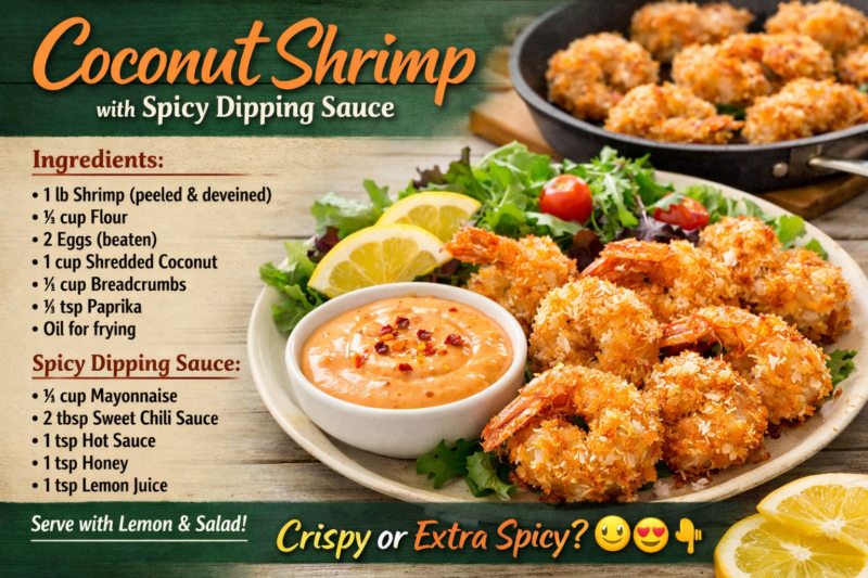 🦐 Coconut Shrimp Recipe