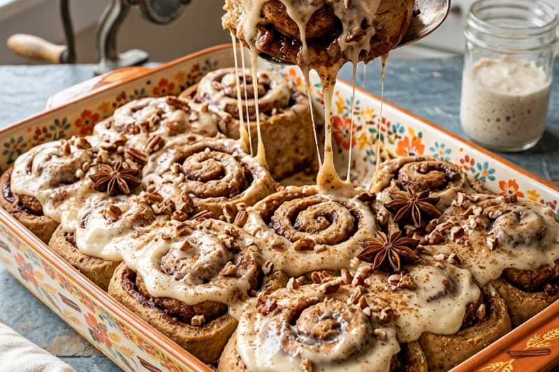 Cinnamon Rolls Made with Fresh Milled Flour
