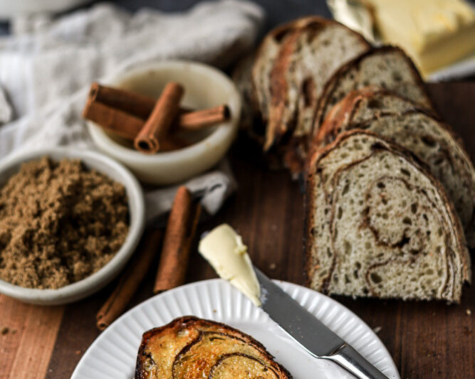 Cinnamon Brown Sugar Sourdough Bread