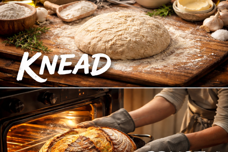 Super Chill No Knead Artisan Loaf  Crunchy Outside