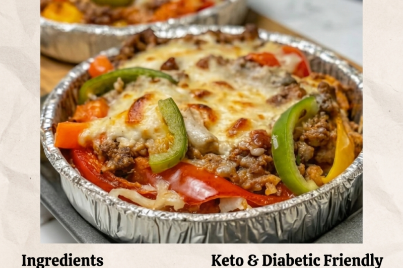 The Ultimate Diabetic-Friendly Pizza Bowl! 🍕✨